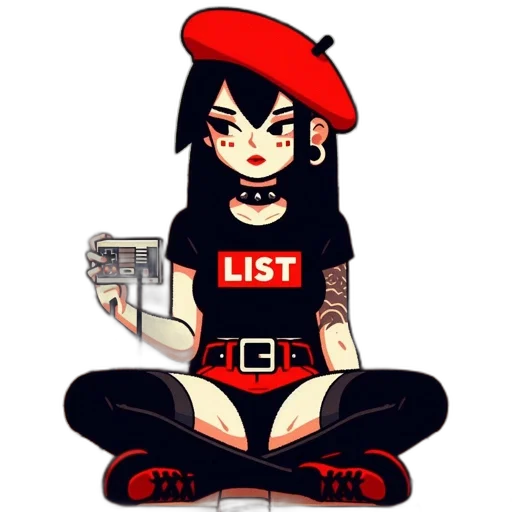 hat, staff, dress, jewelry transparent PNG cut-out
