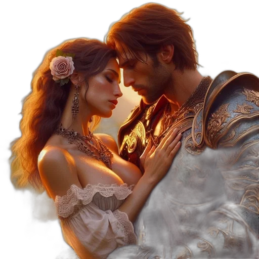 fantasy art, photorealistic, oil painting, concept art transparent PNG cut-out
