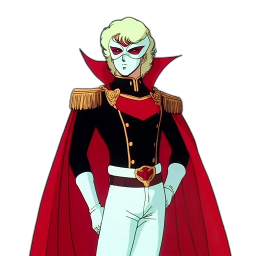 jacket, mask, staff, crown transparent PNG cut-out