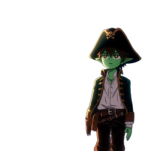 staff, hat, jacket, weapon transparent PNG cut-out