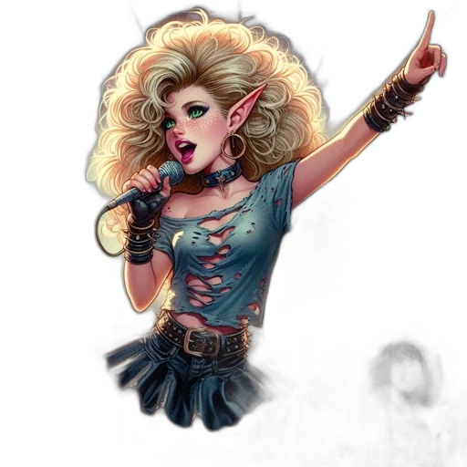 fantasy art, concept art, comic book art, cartoon transparent PNG cut-out