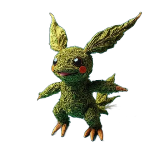 dragon, creature, animal, staff transparent PNG cut-out