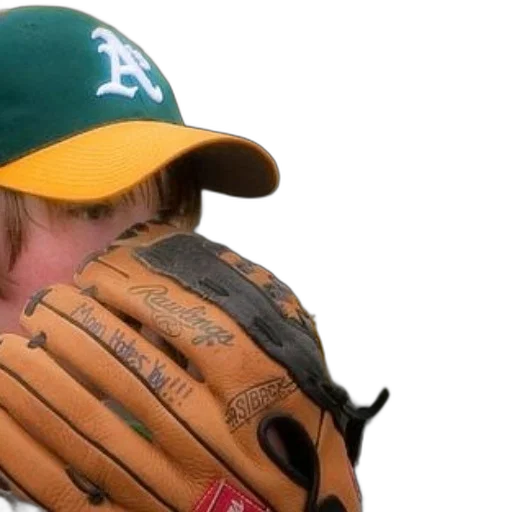young, baseball, player, wearing transparent PNG cut-out
