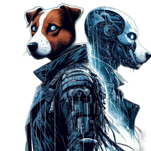 robot, animal, jacket, creature transparent PNG cut-out