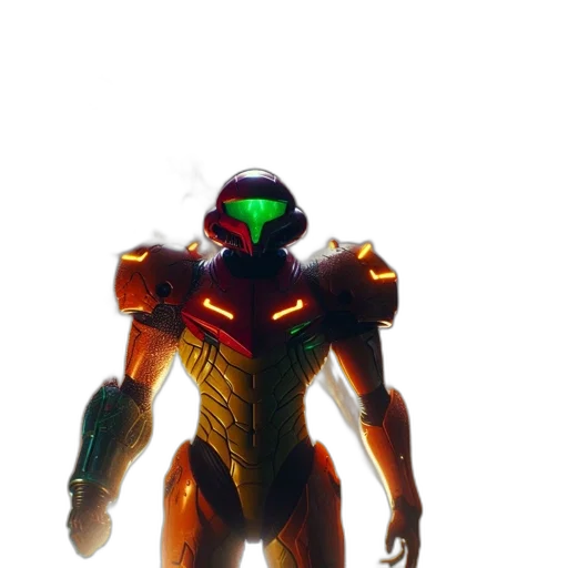 robot, creature, mask, weapon transparent PNG cut-out