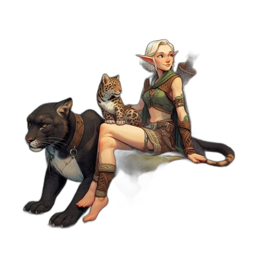 animal, staff, fantasy art, concept art transparent PNG cut-out