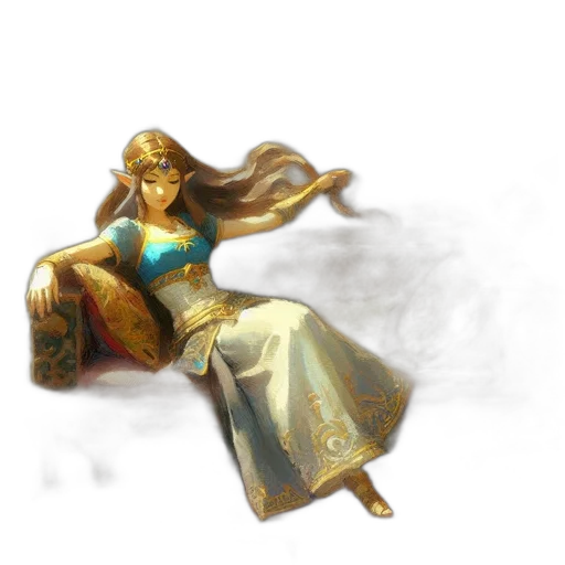 dress, staff, jewelry, sword transparent PNG cut-out