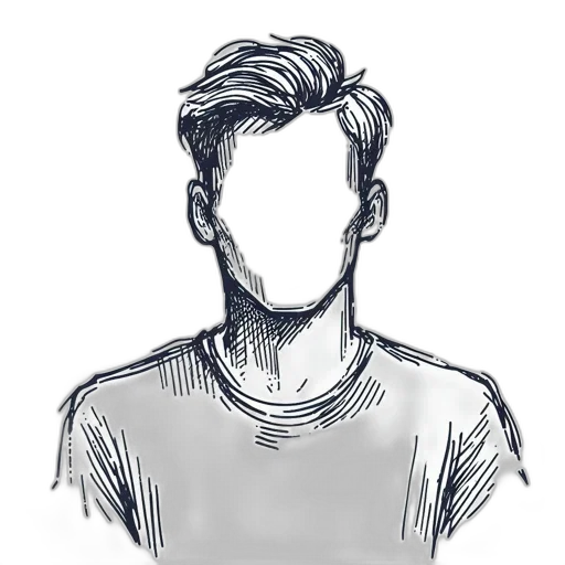 face, mask, hair, jacket transparent PNG cut-out