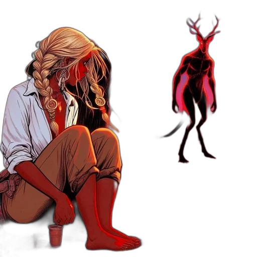 creature, mask, concept art, comic book art transparent PNG cut-out