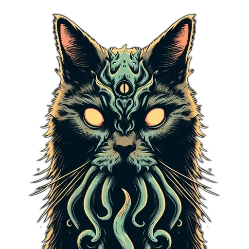 creature, mask, animal, concept art transparent PNG cut-out