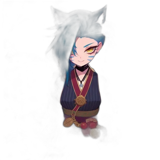 staff, dragon, creature, mask transparent PNG cut-out