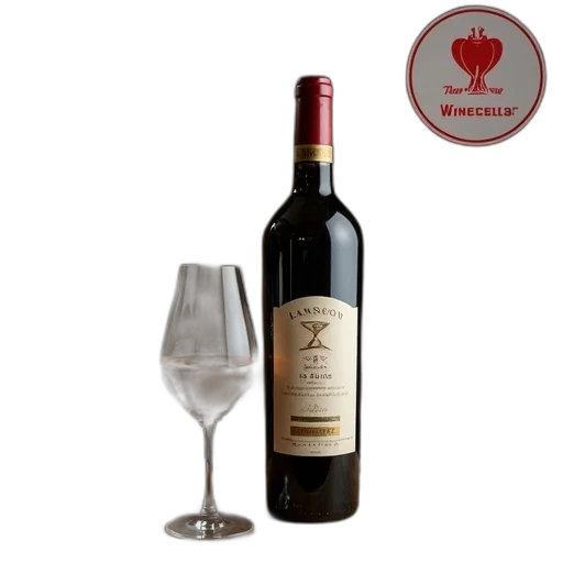 bottle, wine, label, reads transparent PNG cut-out