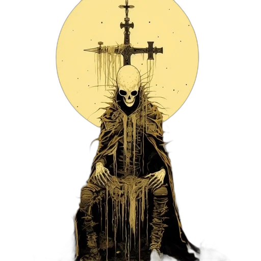 sword, jacket, concept art, comic book art transparent PNG cut-out