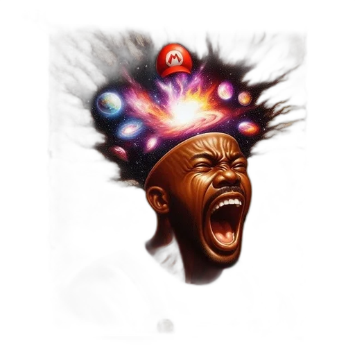 crown, hat, face, staff transparent PNG cut-out