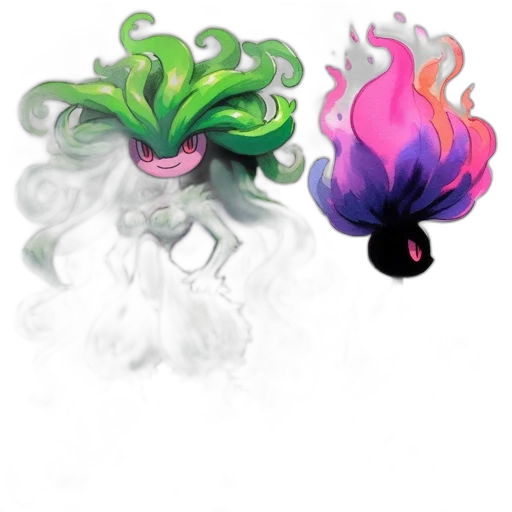 hair, crown, flower, dragon transparent PNG cut-out