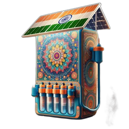furniture, colorful, solar-powered, water transparent PNG cut-out
