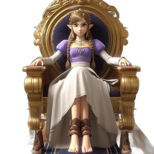 crown, dress, furniture, staff transparent PNG cut-out