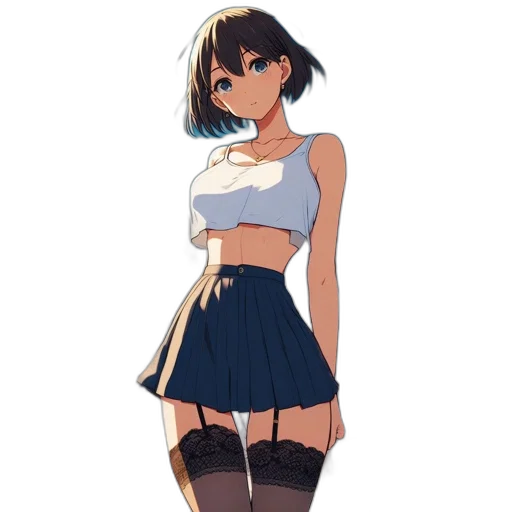 dress, staff, weapon, robot transparent PNG cut-out