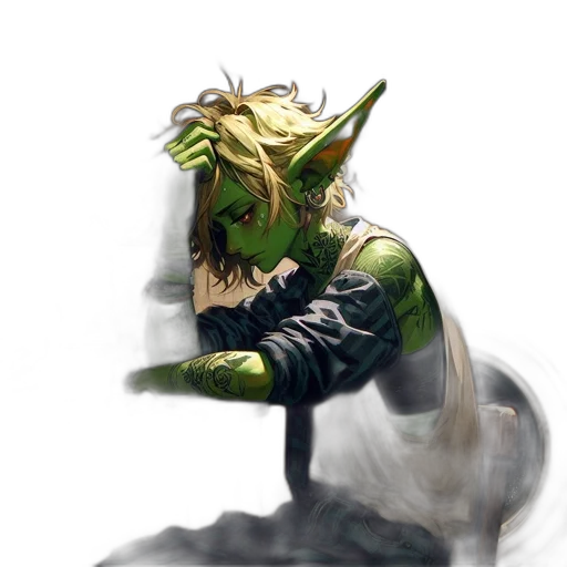 dragon, mask, creature, staff transparent PNG cut-out