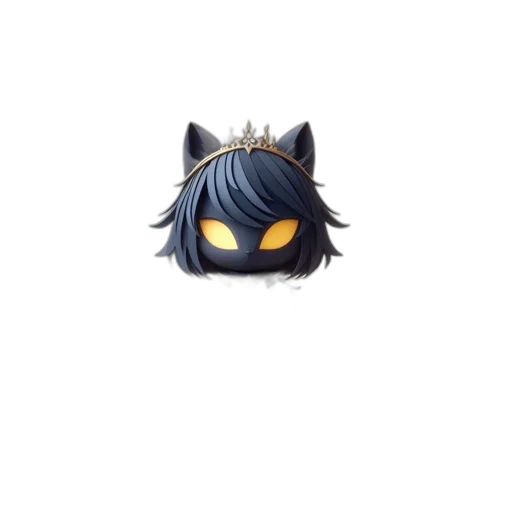crown, mask, staff, creature transparent PNG cut-out