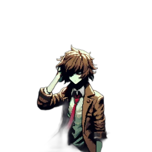 mask, jacket, staff, face transparent PNG cut-out