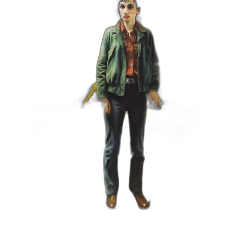 jacket, 3d render, concept art, photorealistic transparent PNG cut-out