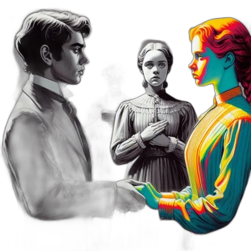 comic book art, concept art, photorealistic, oil painting transparent PNG cut-out