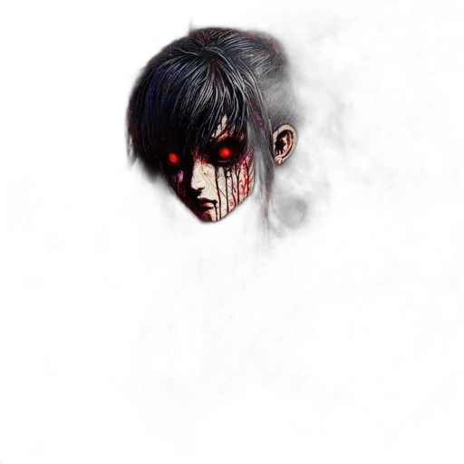 face, mask, creature, hair transparent PNG cut-out