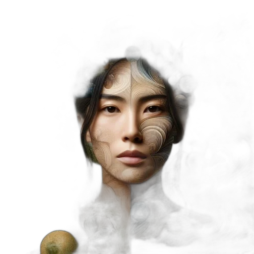 face, mask, creature, robot transparent PNG cut-out