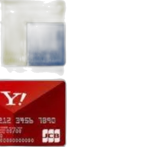 four, colorful, credit, cards transparent PNG cut-out