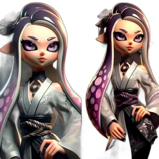 concept art, 3d render, fantasy art, anime transparent PNG cut-out