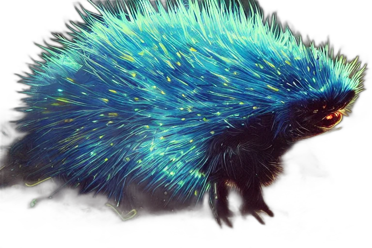 animal, hair, creature, dragon transparent PNG cut-out