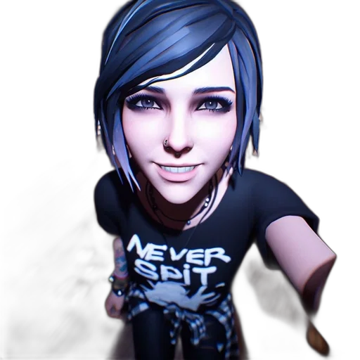 face, staff, 3d render, cartoon transparent PNG cut-out