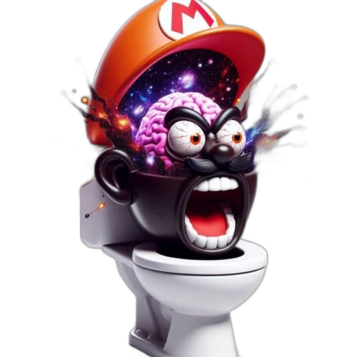 robot, mask, staff, crown transparent PNG cut-out