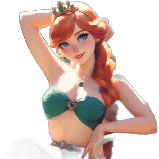 crown, dress, jewelry, concept art transparent PNG cut-out