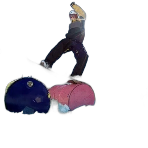 hat, mask, shoes, staff transparent PNG cut-out