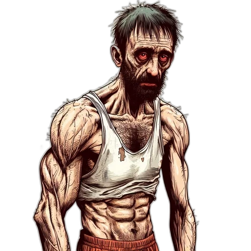 comic book art, concept art, cyberpunk, fantasy art transparent PNG cut-out