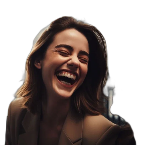 face, jacket, photorealistic, concept art transparent PNG cut-out