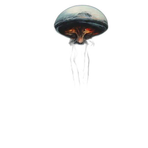 umbrella, hat, creature, hair transparent PNG cut-out
