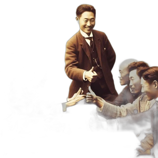concept art, group, men, dressed transparent PNG cut-out