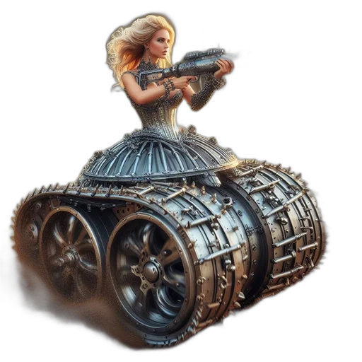 weapon, car, robot, dress transparent PNG cut-out