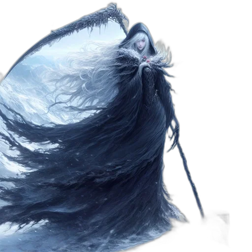hair, dress, dragon, creature transparent PNG cut-out