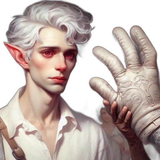 face, staff, mask, fantasy art transparent PNG cut-out