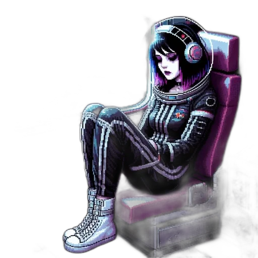robot, furniture, jacket, cyberpunk transparent PNG cut-out