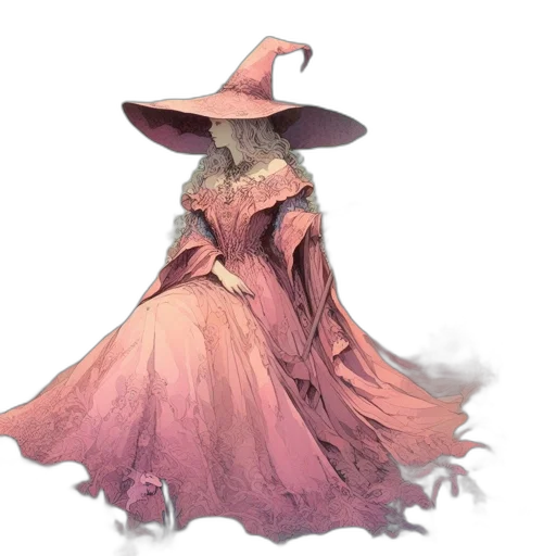 dress, hat, mask, creature transparent PNG cut-out
