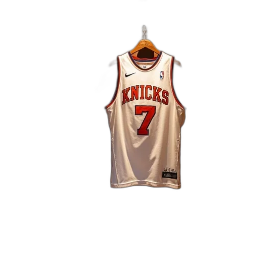 knicks, jersey, hangs, hallway transparent PNG cut-out
