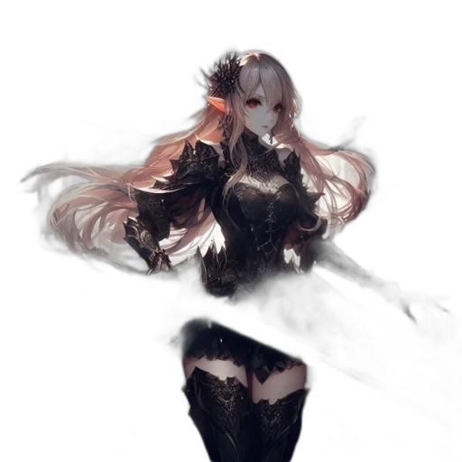 dragon, mask, dress, weapon transparent PNG cut-out