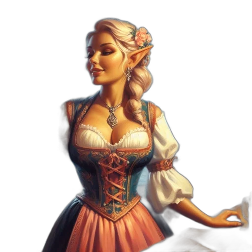 dress, crown, fantasy art, concept art transparent PNG cut-out