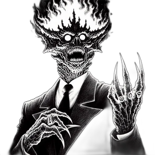 mask, creature, staff, face transparent PNG cut-out