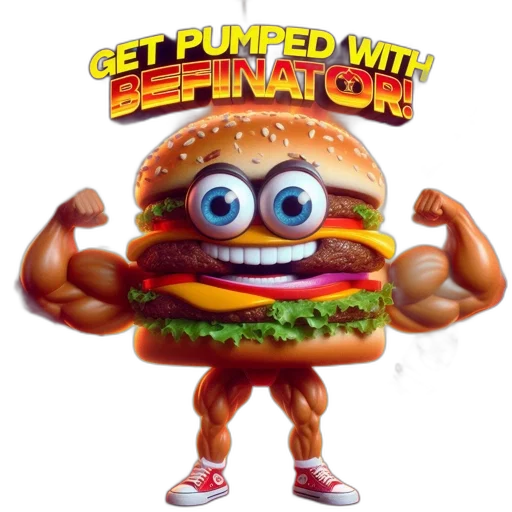 food, weapon, animal, 3d render transparent PNG cut-out